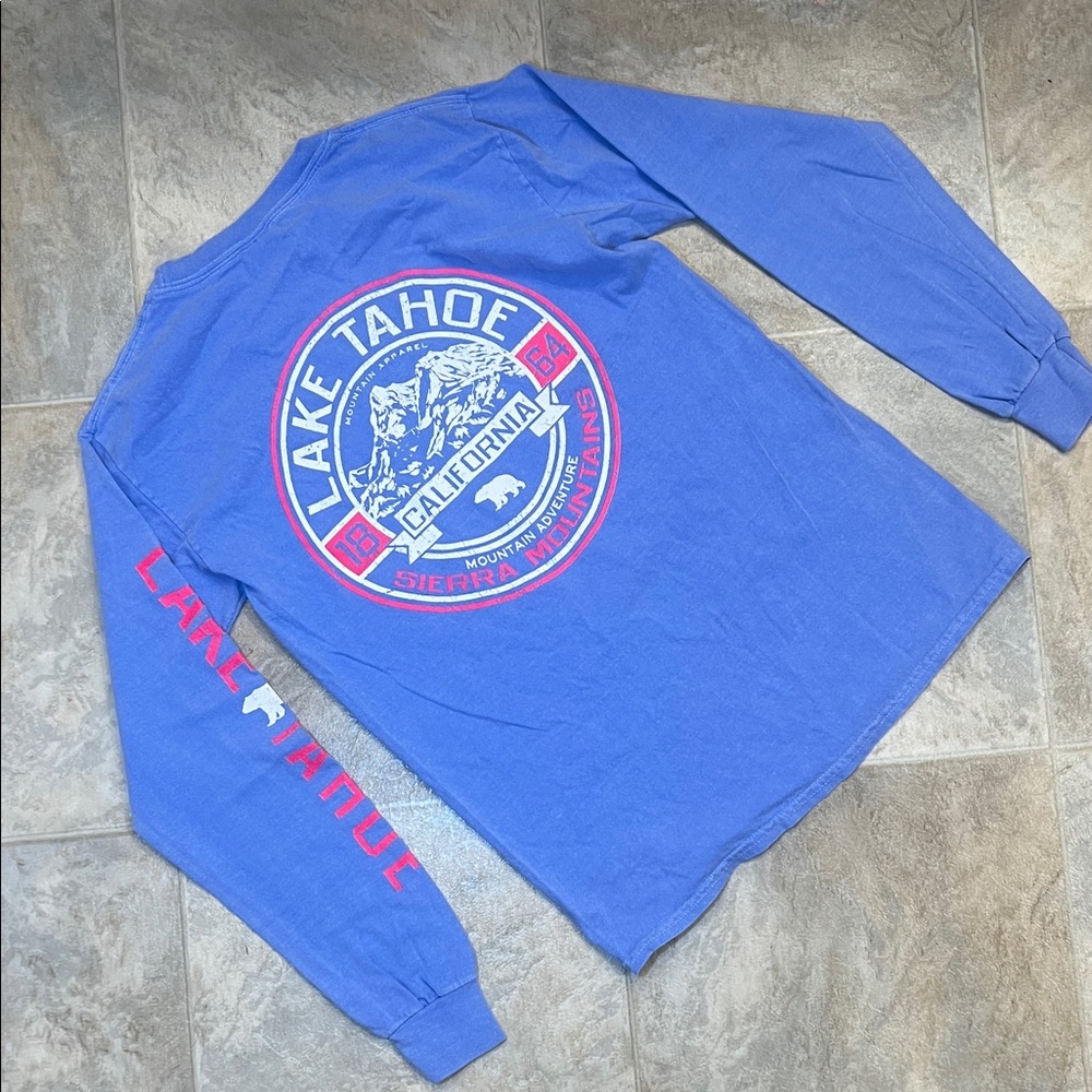 Blue Lake Tahoe Long Sleeve Shirt